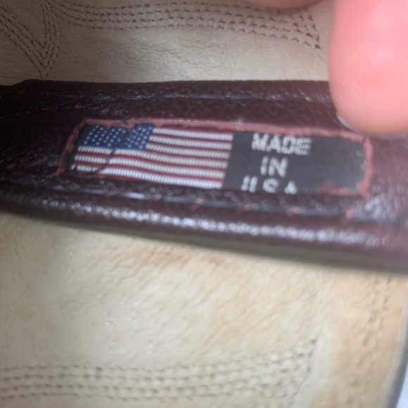 Dan Post burgundy/maroon cowboy boots size 10 1/2D - Picture 4 of 10